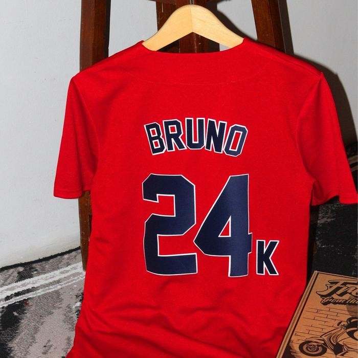 Baseball Jersey - Anchorage Baseball - Kaos Baseball - Baseball - Baseball Custom Red Dewasa
