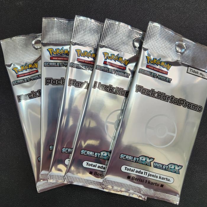 Hobi3s- Pokemon Tcg Kartu Promo Scarlet & Violet Ex 1Pcs Sealed