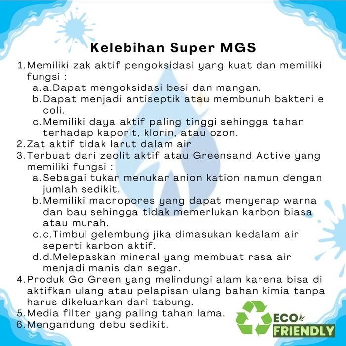 MANGANESE GREENSAND SUPER MGS BEST QUALITY