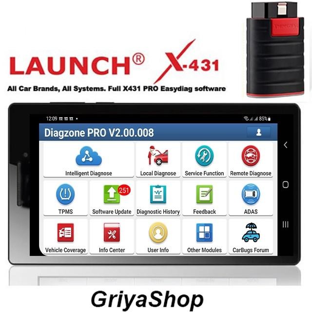 Scanner Launch Thinkdiag + Tablet Android + extension