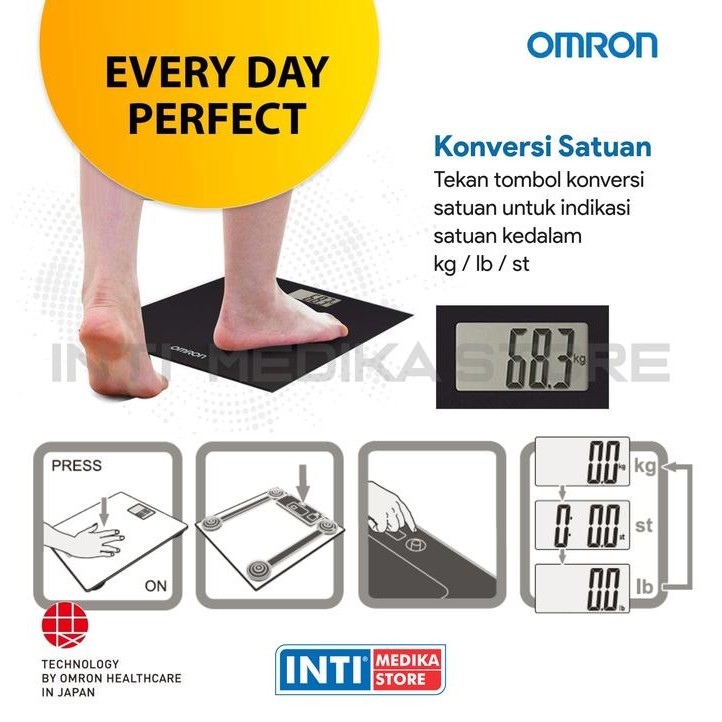 gktu- Omron - Timbangan Badan Digital Hn289 Timbangan Digital Omron