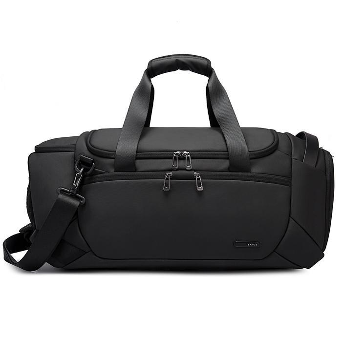 Bange BG2378 Travel Tas Bange BG2378 Travel Bag Gym Fitness Sport Futsal Sepatu Duffel - Black Trave