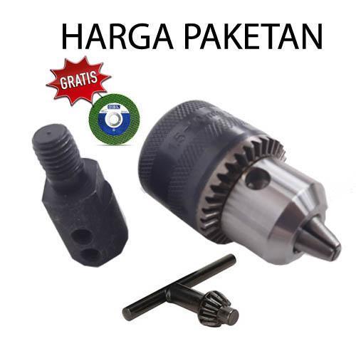 DIV1 Teson Adaptor Kepala Bor Chuck Mesin Jahit Jait Arbor 6mm Konektor Mandrel Gerinda M8 M108 775