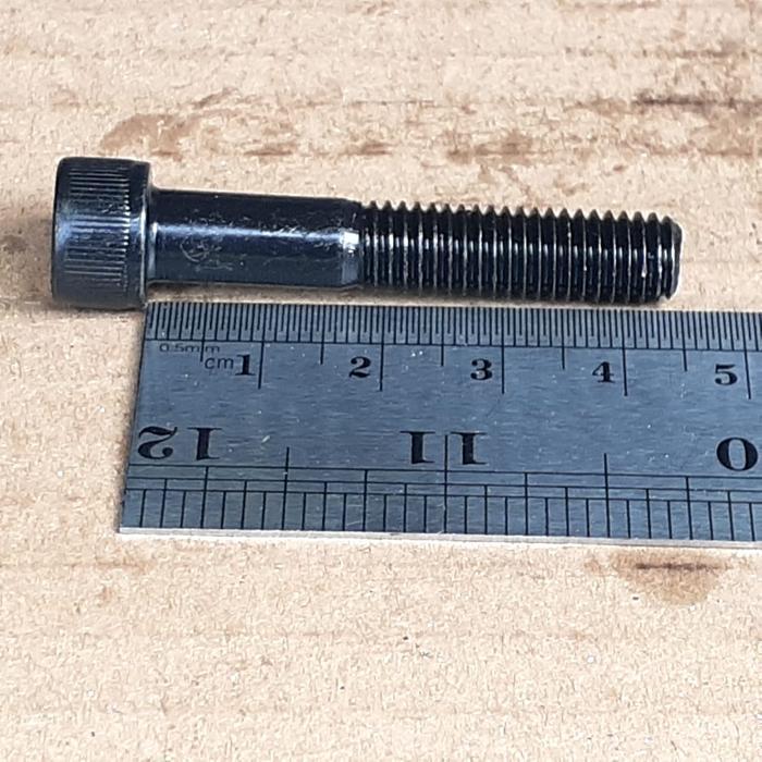 NEW BAUT L M8X45 BAJA / BAUT L BAJA M8 X 45 HALF DRAT HITAM