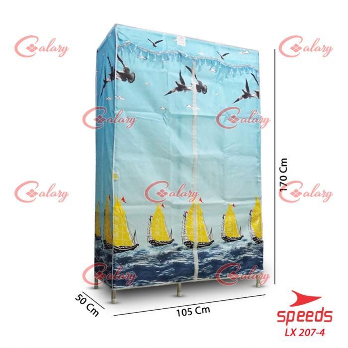 Rak Sepatu Tempat sepatu Rak Susun Rak Portable Rak Stainless 207-08 - -4 Stainless