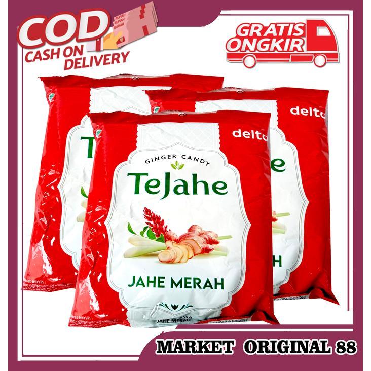 Tejahe Merah Isi 50 Pcs /Permen Rasa Jahe Merah Terpercaya