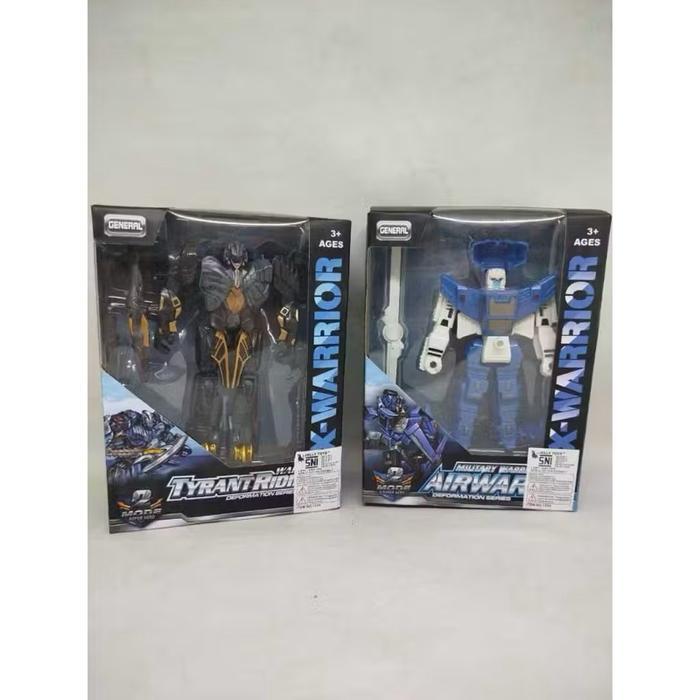 MAINAN ROBOT-ROBOT X-WARRIOR-ROBOT WARIOR-ROBOT 4 IN 1