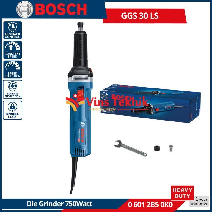BOSCH GGS30LS Mesin Gerinda Lurus Gerinda Botol Die Grinder Tuner 750Watt GG S30 LS