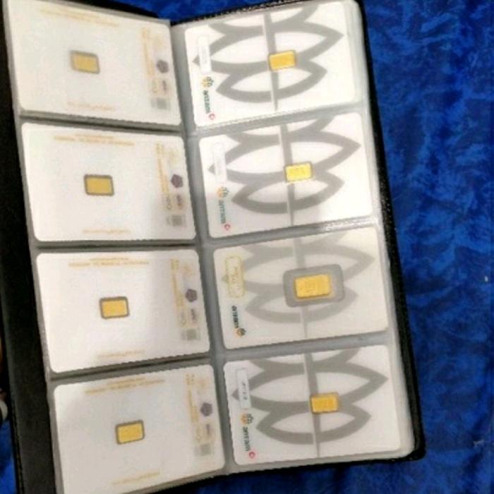 Ready Stok Album Logam Mulia Antam / Dompet Antam Tempat Penyimpanan Emas LM Perhiasan