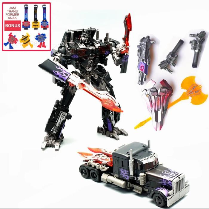 HOT SALE ROBOT TRANSFORMERS OPTIMUS PRIME NEMESIS FULL SENJATA TERMURAH