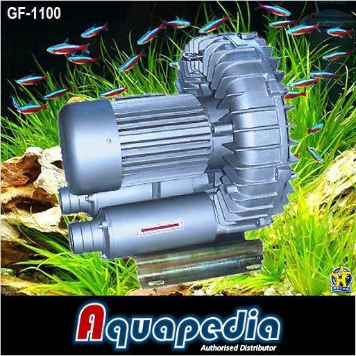 Resun GF-1100 Pompa Udara Heavy Duty Air Pump Blower Aquarium Kolam Tambak Resun GF1100