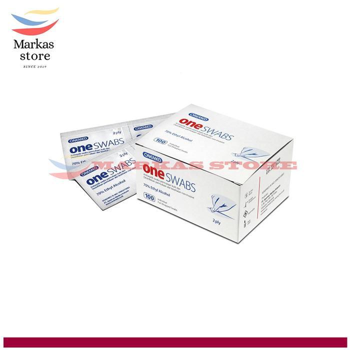 5Box Alkohol Swab / 5 Kapas Alkohol / Oneswabs / One Swab