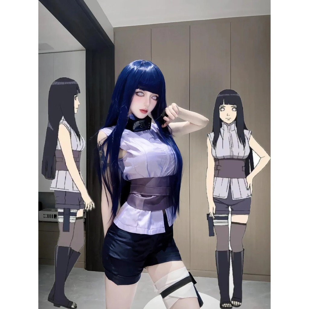 Hinata Hyuga Shippuden Generation Hinata Shirt Pants Belt Cosplay Costumes Cosplay Halloween