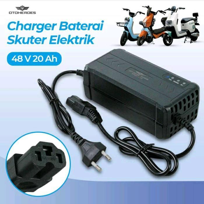 TERLARIS charger sepeda listrik oto heroes / cas sepeda listrik universal / charger sepeda listrik