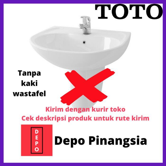 Wastafel Toto LW241CJ tanpa kaki wastafel