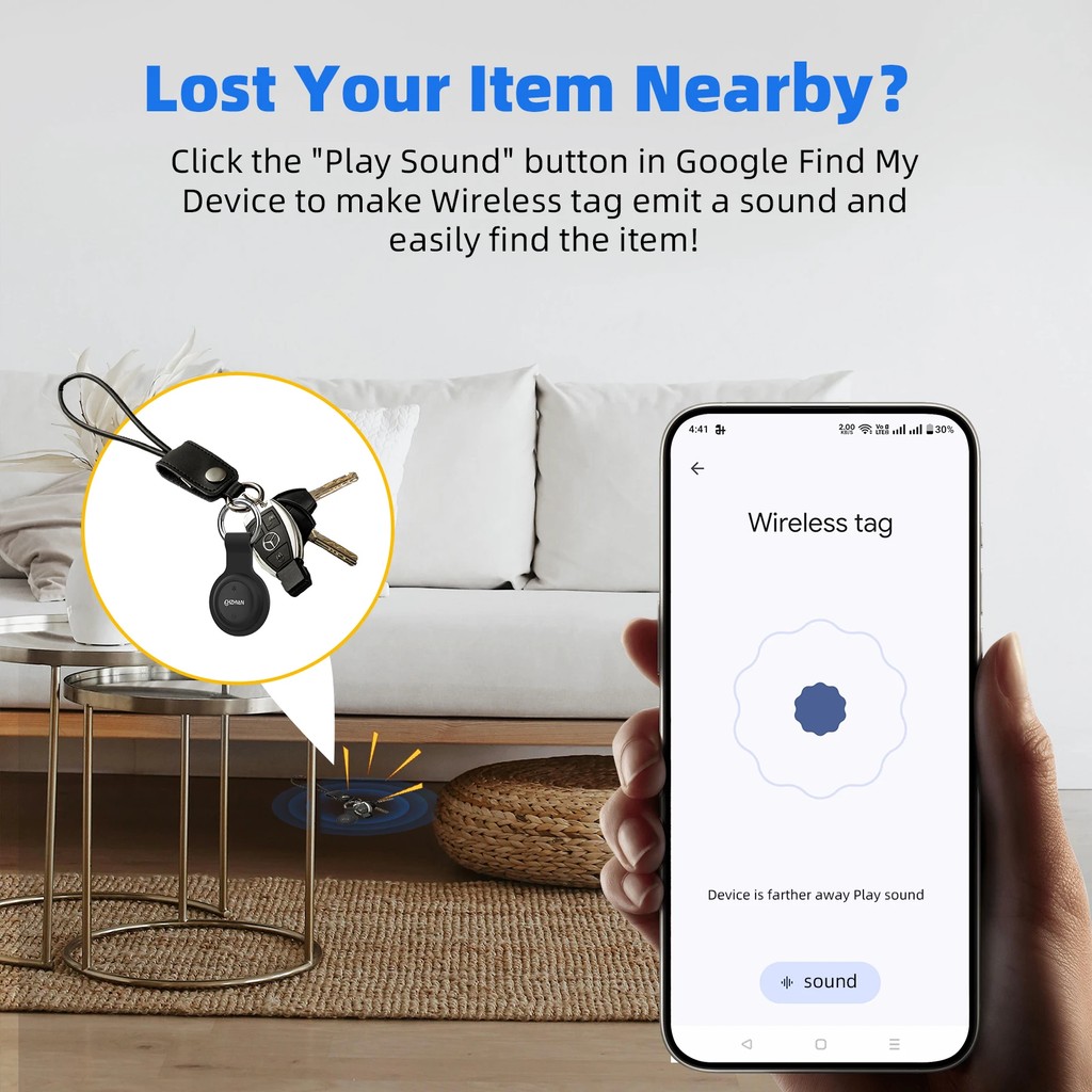 Mini Tracker Tag for Android System Key Finder Bag Lost Tracker Smart Bluetooth Tag tracker work