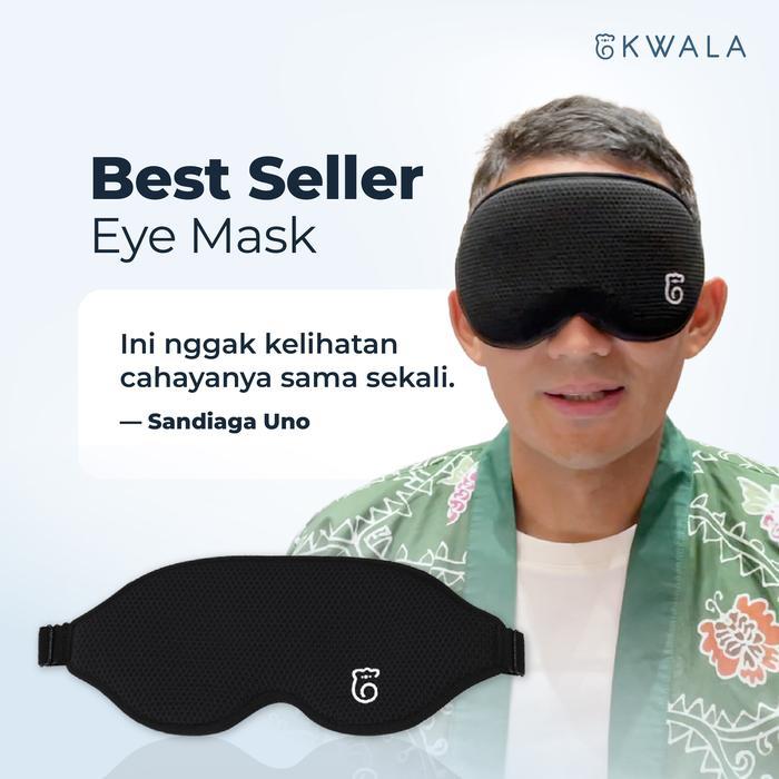Official Kwala Night Serene Eyemask 100% Gelap & Nyaman Penutup Mata Tidur Gelap Total Sleeping Mask
