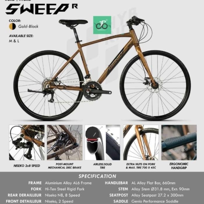 PROMO SERBA750 Sepeda Balap Hybrid Genio Sweep R Terbaru
