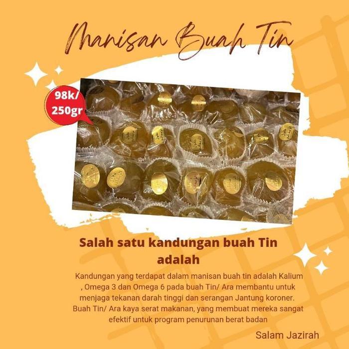 Manisan Buah Tin / Manisan Plum / Manisan Aprikot / Manisan Kaktus Oleh-oleh haji & umroh