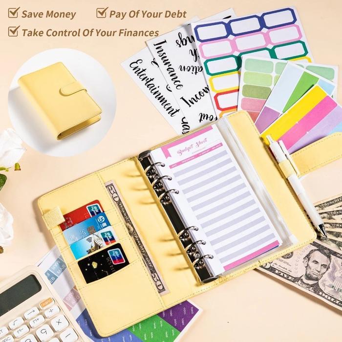 Binder Polos A6 6 Ring Eksklusif Levi Agenda A6 Polos Binder Berkualitas Dompet Keuangan