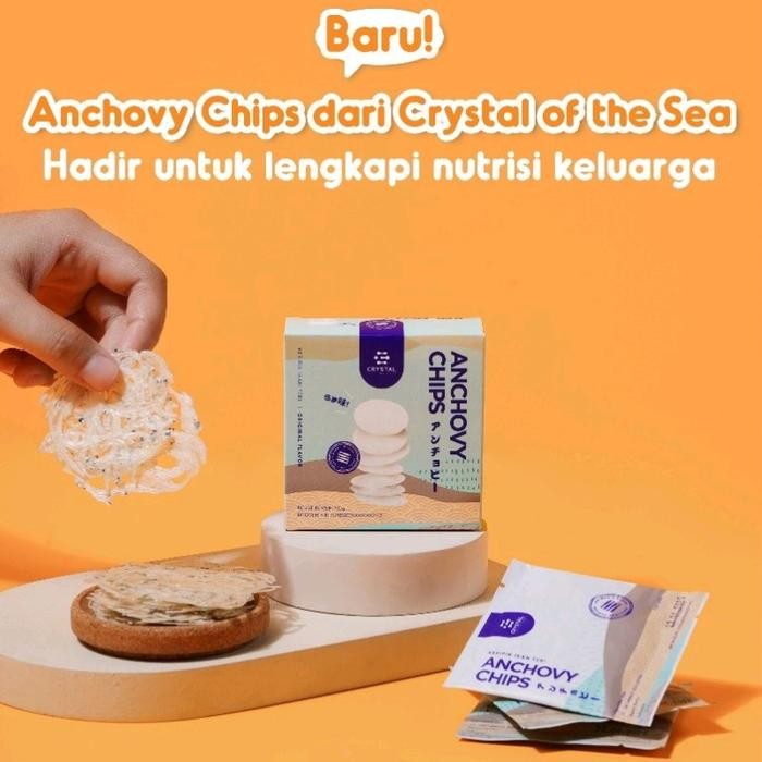 

CRYSTAL OF THE SEA ANCHOVY CHIPS - KERIPIK SNACK MPASI ANAK NON MSG