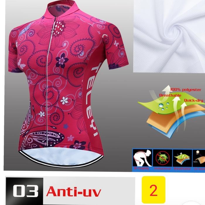 Baju Jersey Wanita Atasan Jersey Sepeda Import Terbaru 2021