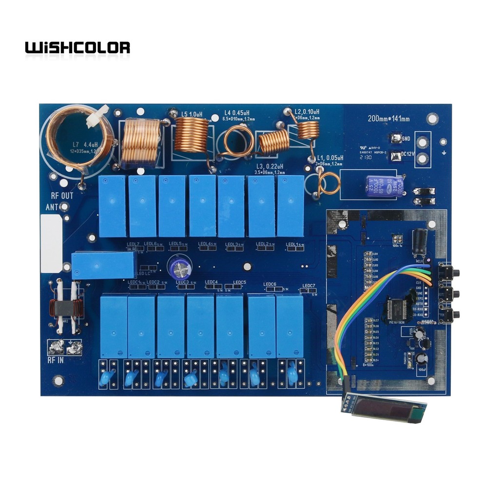 Hamgeek Atu-150 1.9-54Mhz Hf Antenna Tuner Automatic Antenna Tuner 150W Hf Tuner Diy Kit