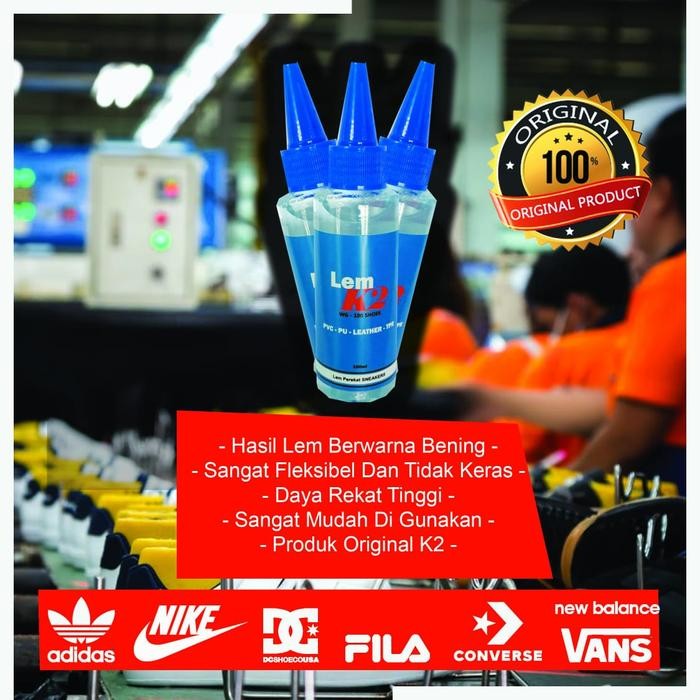 

LEM SEPATU BENING 100ML K2 ORIGINAL (HARGA KHUSUS RESELLER )