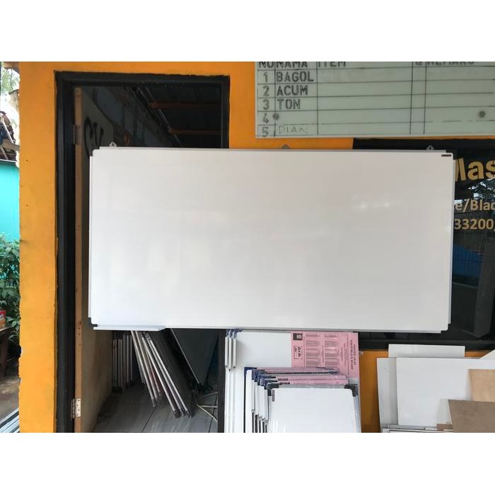 

NEW PRODUK WHITEBOARD GANTUNG 90X180 WARUNG ARA67