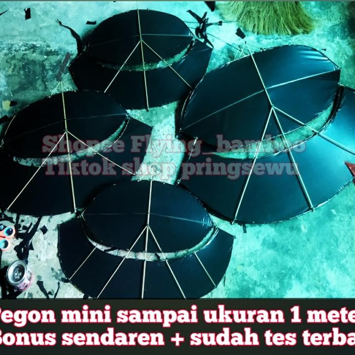 layangan gapangan pegon mini 2 jengkal sudah tes terbang