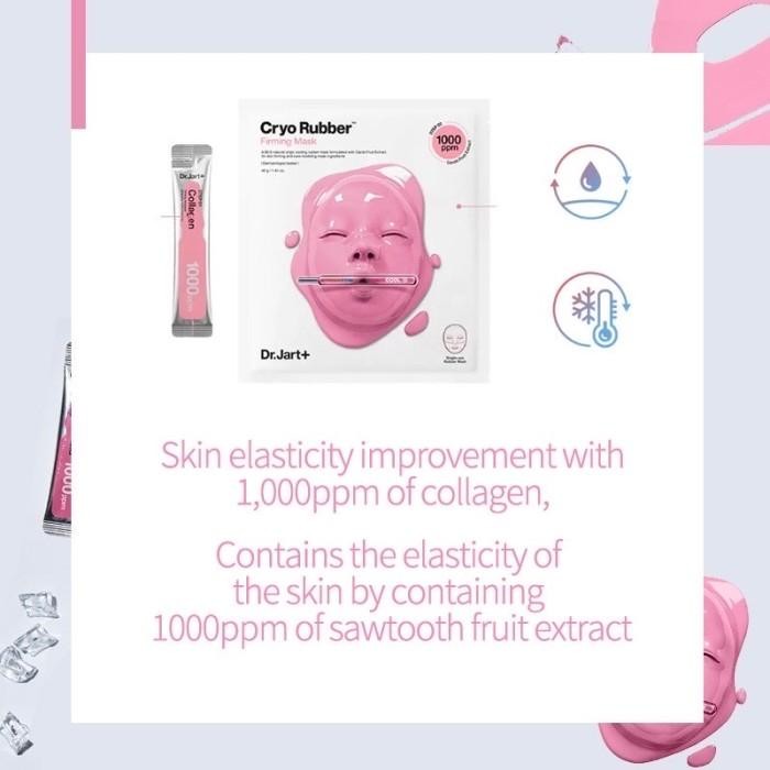 [READY] DR JART CRYO RUBBER MASK + AMPOULE COLLAGEN