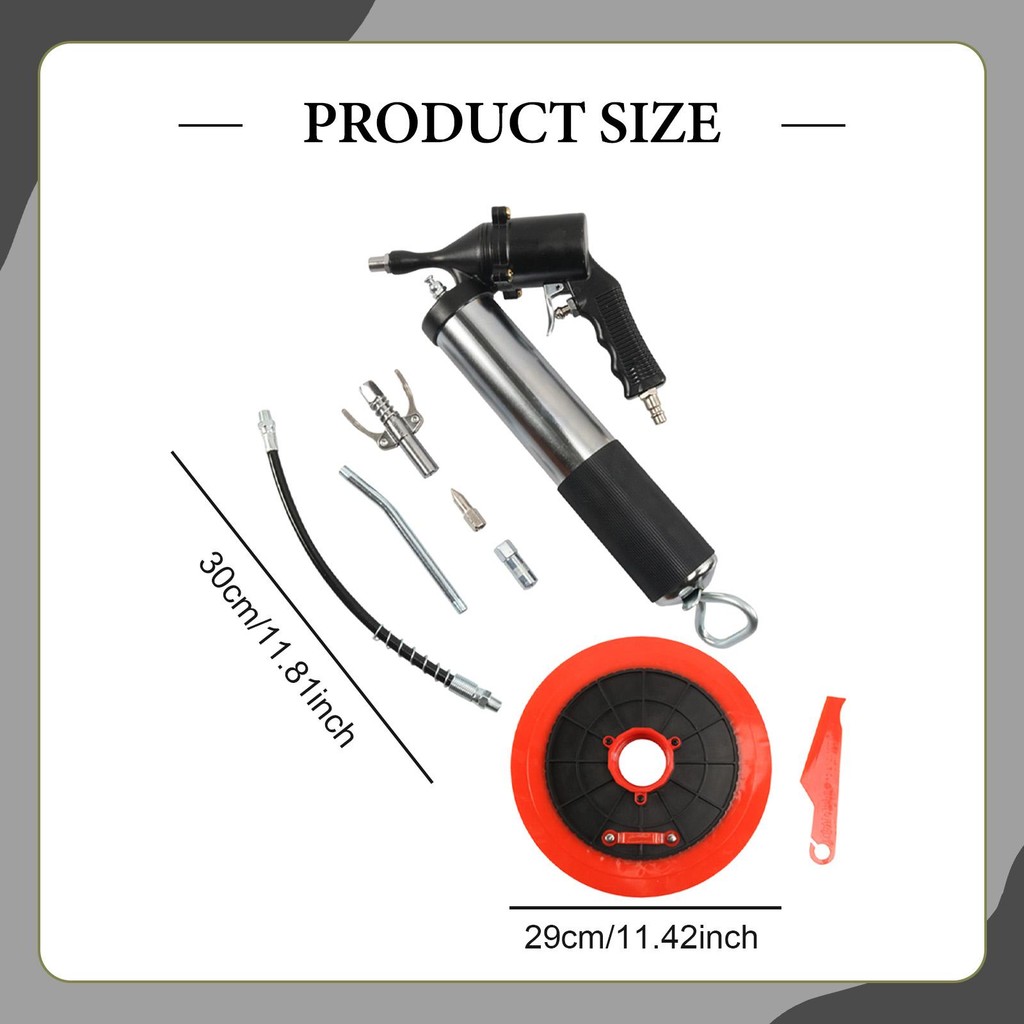 Pneumatic Grease Tool With Oil Suction Pan For Industrial Agricultural