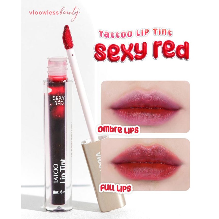 Vloowless Beauty Lip Tint Tattoo