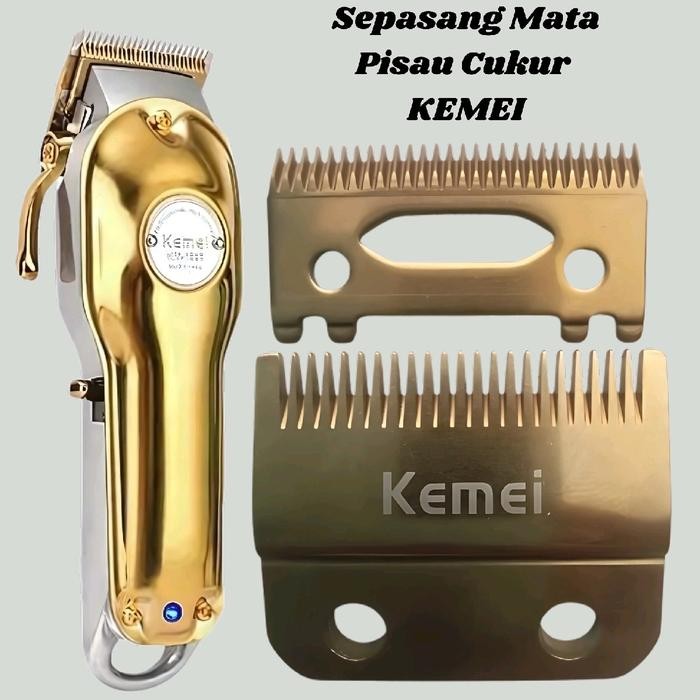 Cuci Gudang Mata Pisau Cukur Kemei Universal. Mata Pisau Cukur Baja Kuat Dan Tajam. Pangkas Rambut