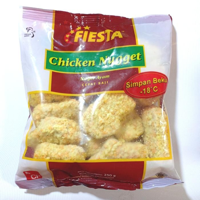 

Pilihan- Chicken Nugget Fiesta Naget Ayam 250G Frozen