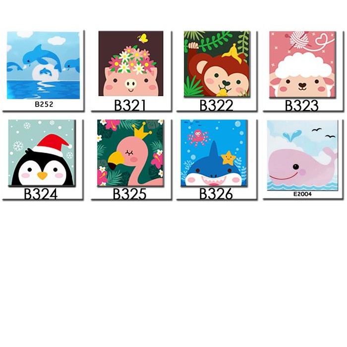 

Pilihan- Meth Cute Animal A Paint By Number Kids Painting By Numbers Diy Set
