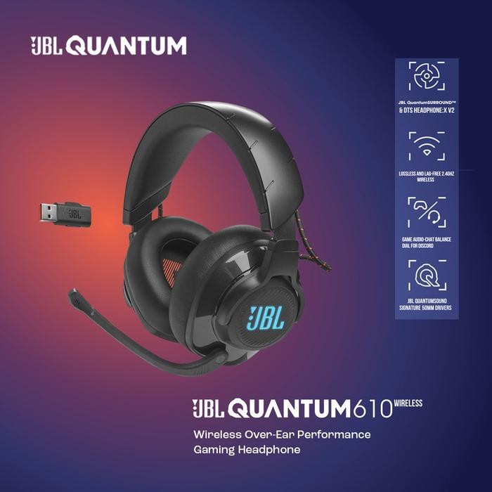 JUAL JBL Quantum 610 Wireless Gaming Headsets