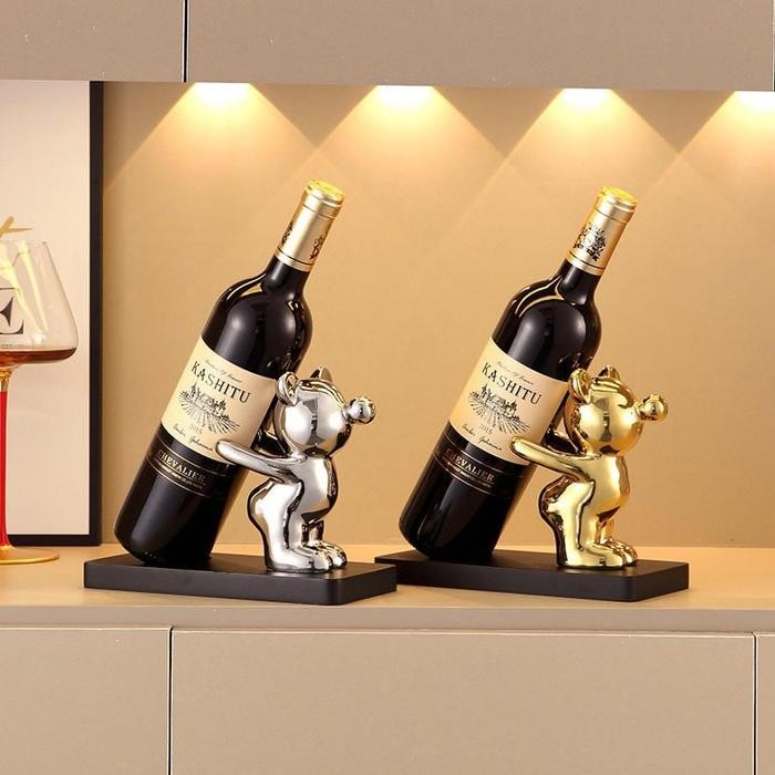 Hot Sale Wine Holder / Rak Minuman Alkohol / Ornamen Lemari Tv Meja Makan