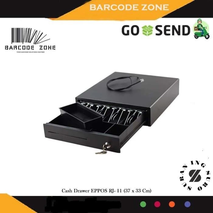 

KOTAK LACI TEMPAT WADAH UANG DUIT KASIR TOKO CASH EPPOS RJ11 37X33CM