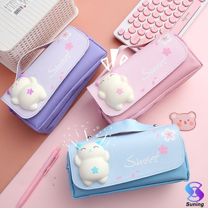 

KOTAK PENSIL DEKOMPRESI PEREMPUAN LUCU LEMBUT LUCU ANAK-ANAK SISWA SEK