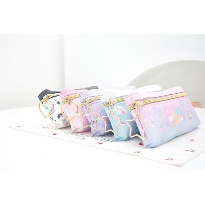 

PENCIL CASE SANRIO PC03 TEMPAT PENSIL DOUBLE ZIPPER KOTAK PENSIL 2