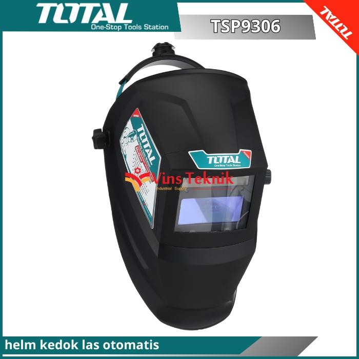 HELM KEDOK LAS OTOMATIS AUTO DARKENING WELDING HELMET TOTAL TSP9306