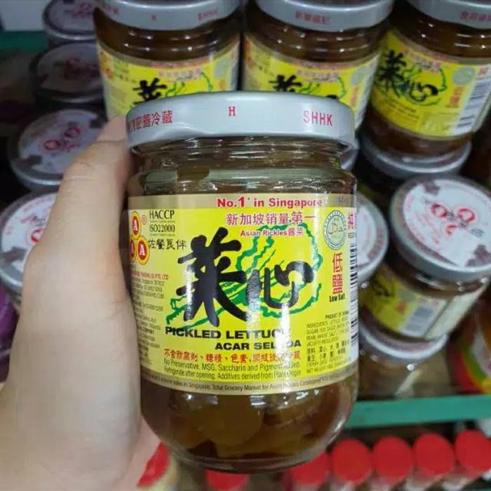 

Pilihan- Triple A , Aaa Pickled Lettuce, Acar Selada , Caisim Botol