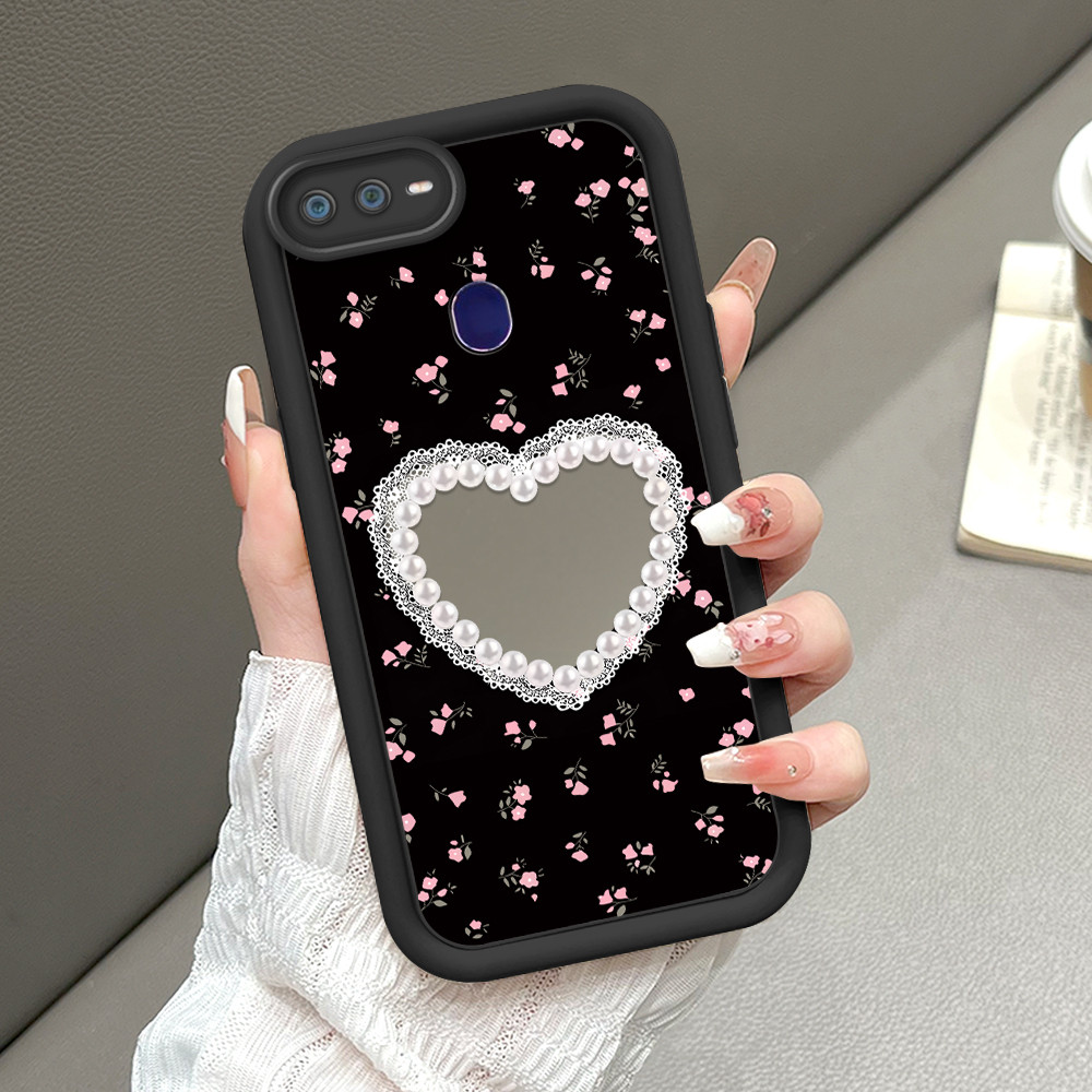 Casing Hp Untuk Realme 2 U1 Pro Phone Case Cesing Soft Cover Flower 8906 Mode Mirror Kesing JZ Cassi