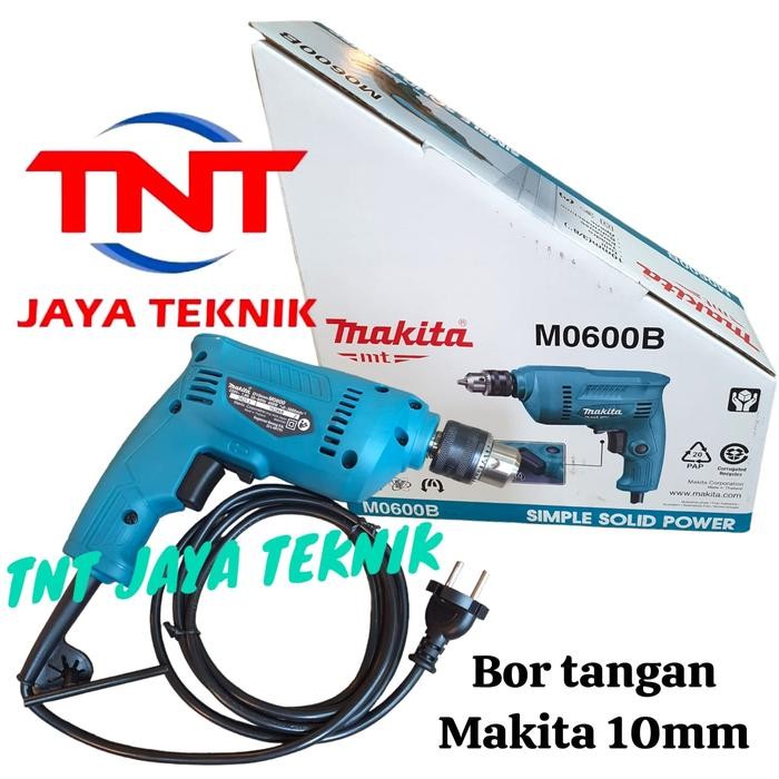 Makita M0600B Mesin Bor Tangan 10Mm Makita M0600 B / Bor Tangan 10 Mm Makita M 0600 B