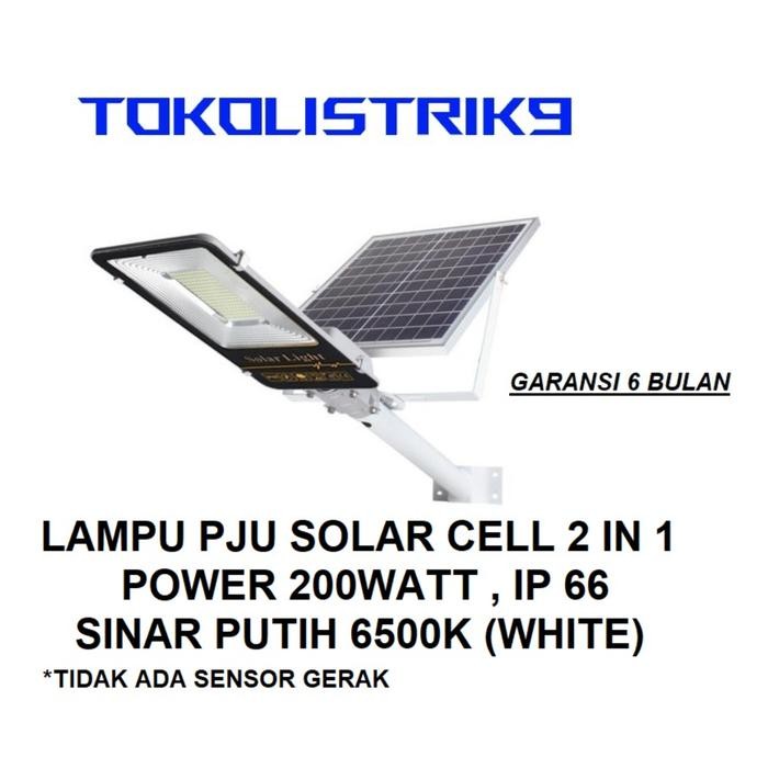 NEW PRODUK LAMPU JALAN LED SOLAR CELL 200WATT / LAMPU PJU LED SOLAR CELL 200WATT RESHOP39