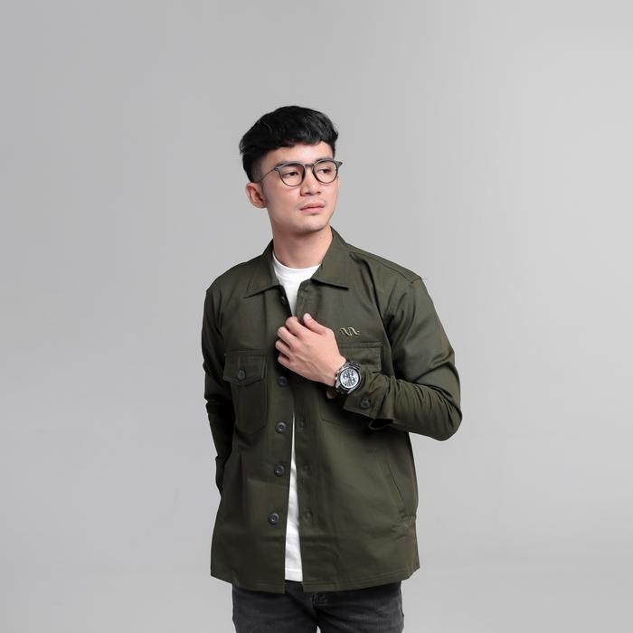 Pilihan- Ineat Zaku Trucker Jacket Outerwear Green