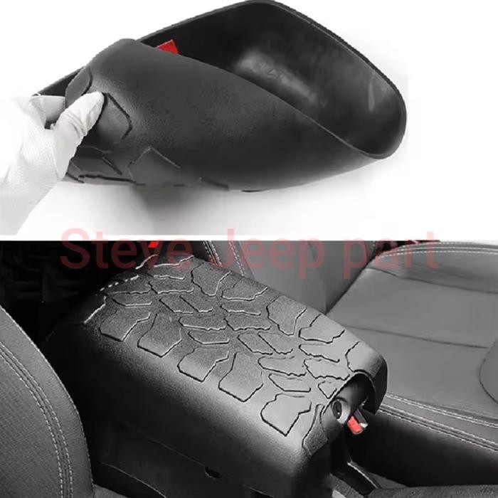 Cover Center Console Box Pad Armrest Jeep Wrangler Rubicon Jk