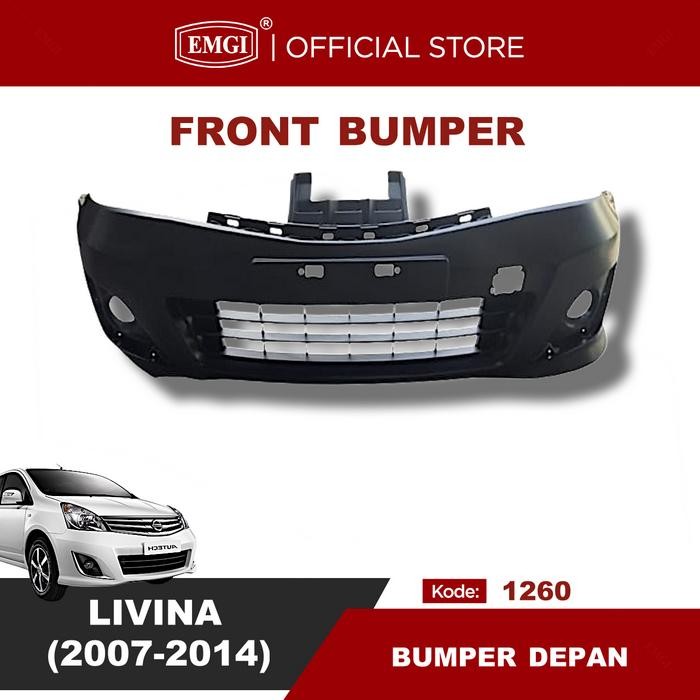 Emgi - Front Bumper Bemper Depan Livina 2007 2008 2009 2010 2011 2012 2013 2014