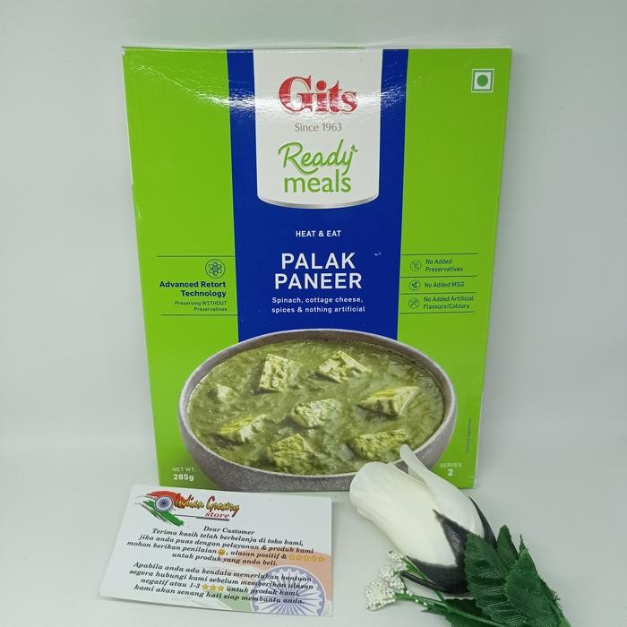 

Stok Baru GITS PALAK PANEER 285GR
